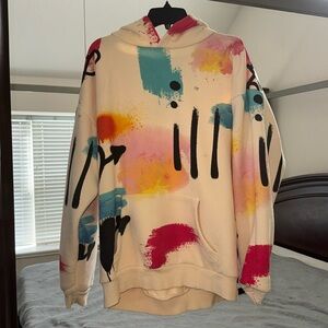 PacSun Multigraphic Pullover Hoodie – Unisex, Size Large